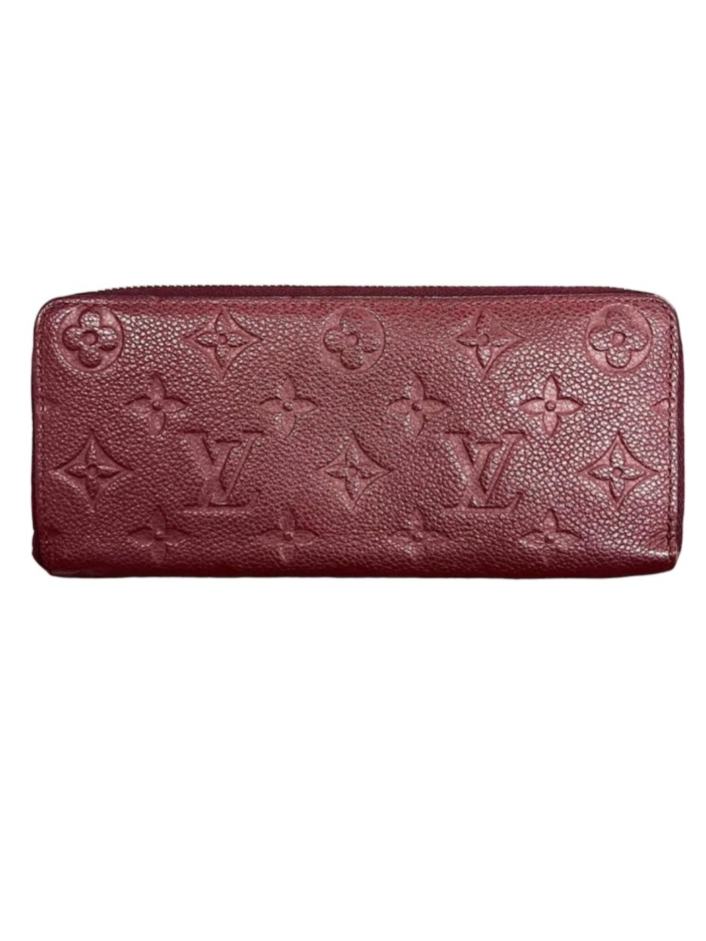Louis Vuitton Deep Burgundy Monogram Zippy Wallet